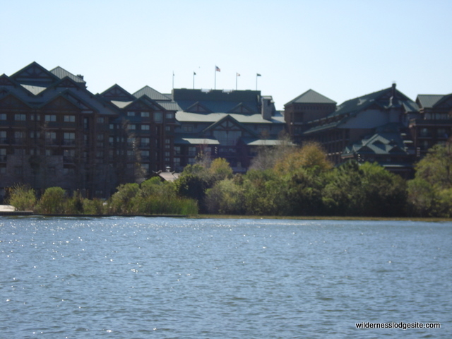 Lodge from Bay Lake